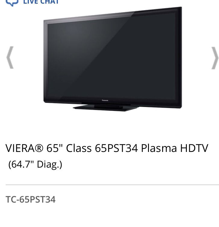 Plasma TV, 65 Panasonic Vienna TC