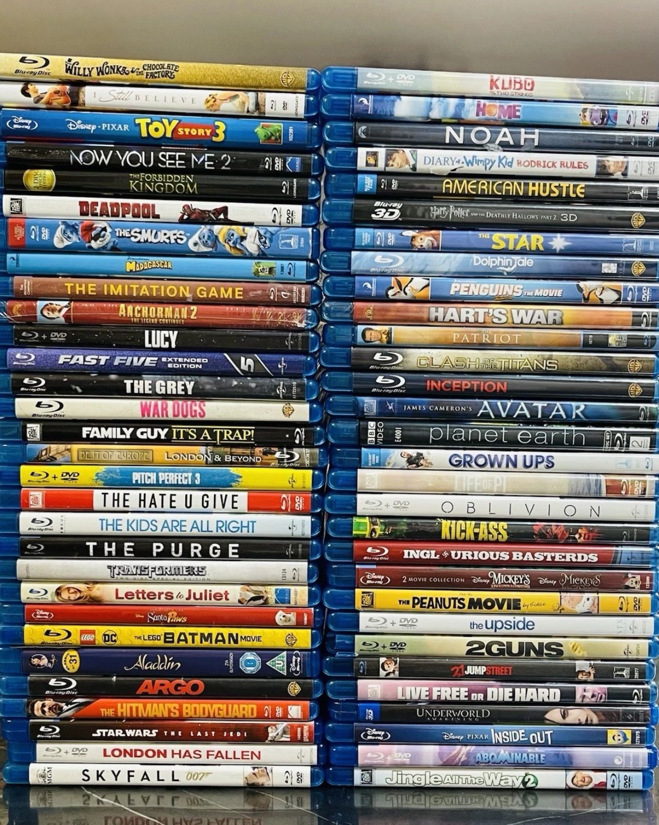 HUGE Lot of 60 Blu-Ray Movies : Action, Drama, Comedy, SCI-FI, Adventure Horror