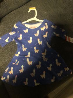 12 months baby girl lamb dress with undies new