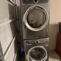 Electrolux Front Load Washer & Electric Dryer Set - Stainless Steel, Excellent Condition