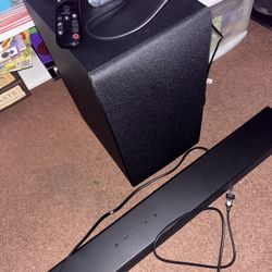 LG Soundbar And Subwoofer 