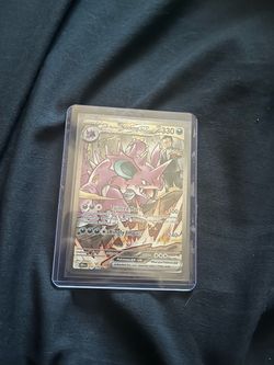 Team rockets nidoking SIR pokemon card