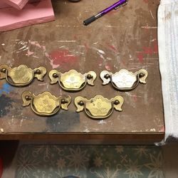 Old Brass Drawer Pulls