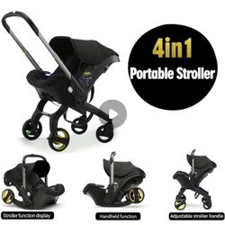 Stroller Car Seat Bundle With Accessories (6 Items) 