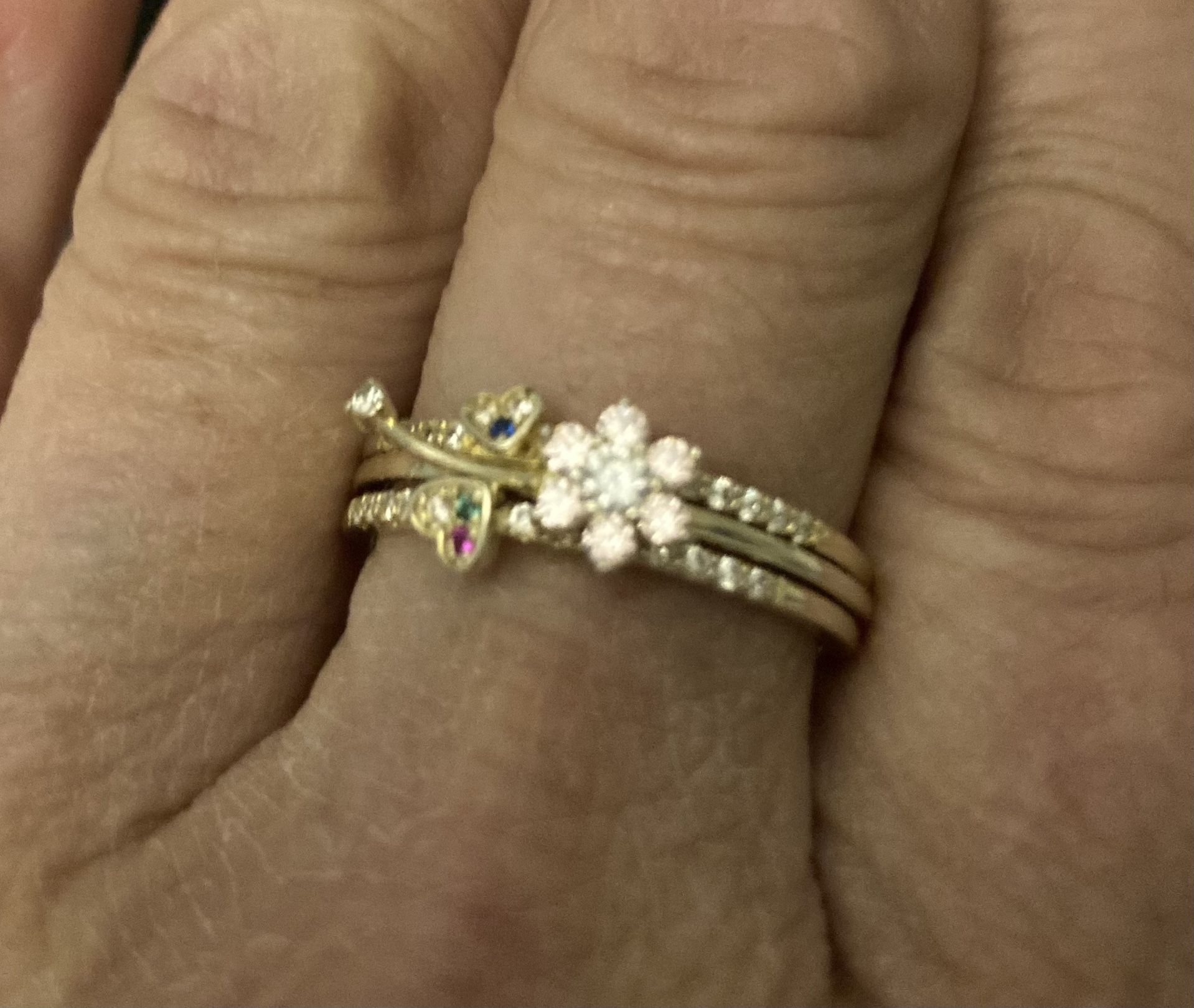 Pink Tourmaline Stack Ring