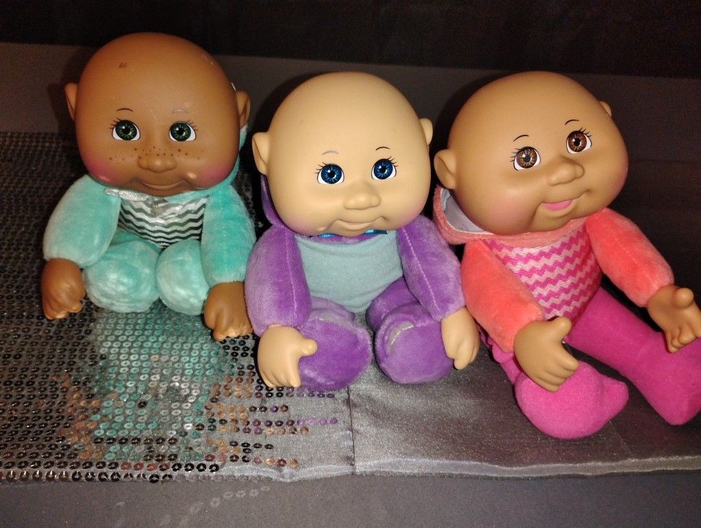 Cabbage Patch Kids Collectible Cuties Lot 3