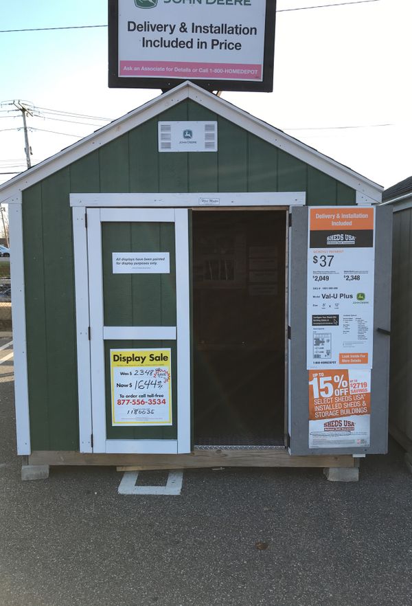 Sheds Usa 8x12 Value Plus Shed Display Is Now On Sale At The Home