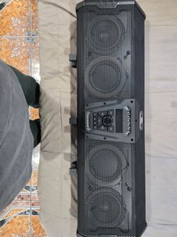 KEMIMOTO Midnight 90 UTV Sound System with RGB Light, Roll Bar Mounted Only