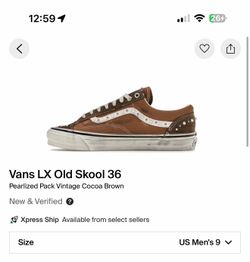 Pearlized vans