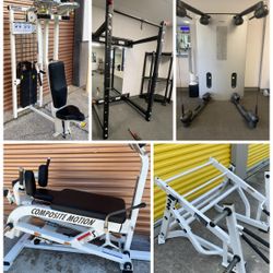 Gym Fitness Dumbbell Olympic Weight Plate Bar Barbell Power Squat Rack Bench Extension Chest Shoulder Leg Press