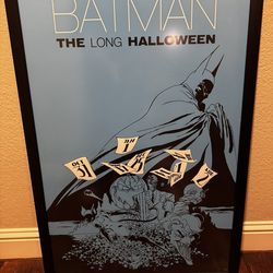 Batman The Long Halloween Mondo Poster Print Framed
