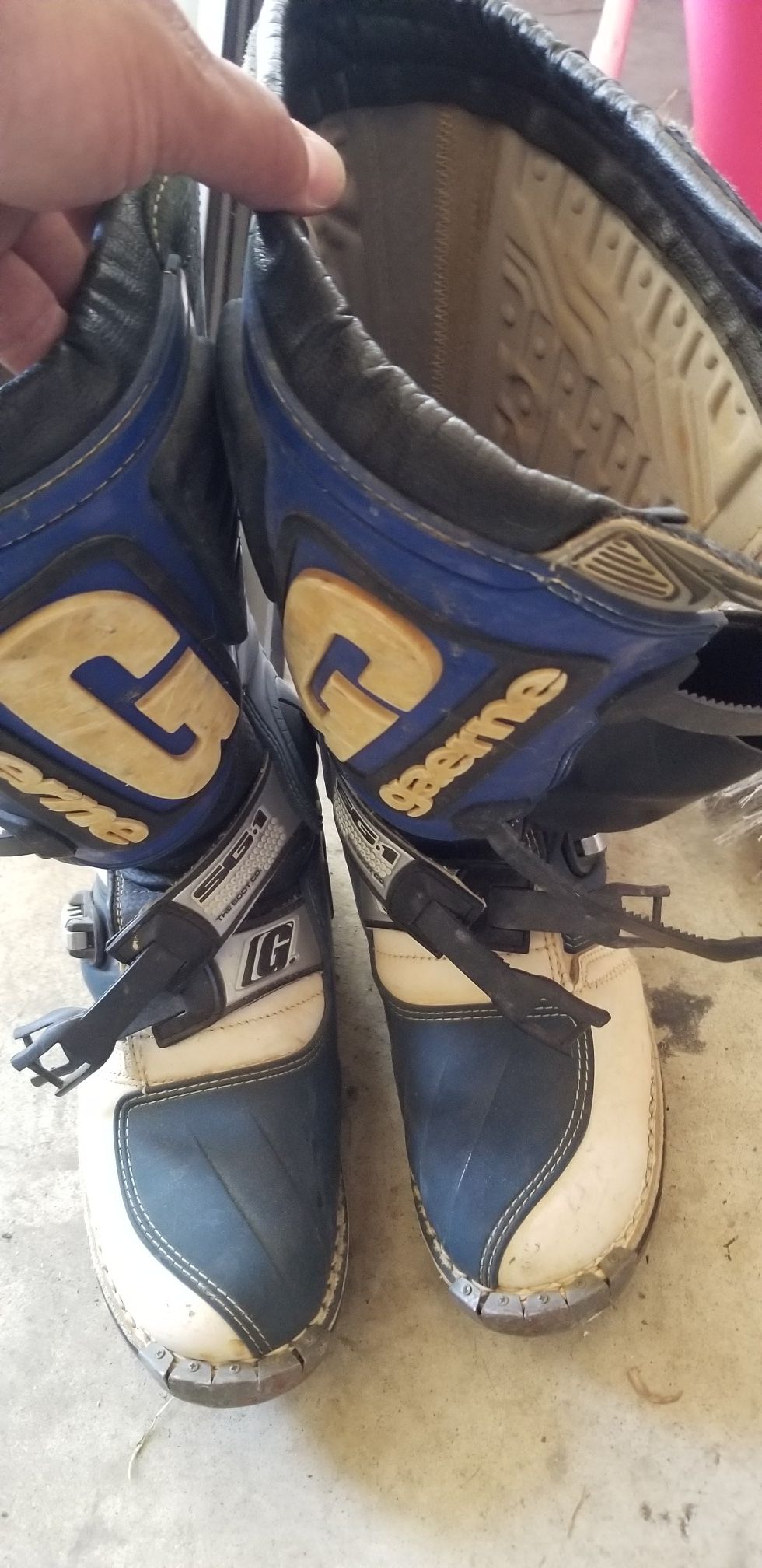 Gaerne sg-1 size ten riding four wheeler dirtbike mx boots