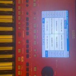 Keyboard Korg Pa 6000 Red 
