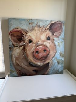 Pig Canvas Art