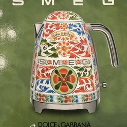 Italian Dulce Gabbana Smeg Tea Kettle New