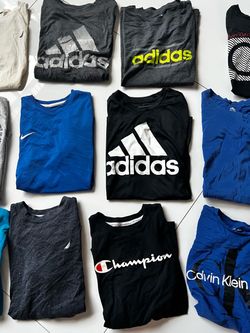 Mixed Brand T-Shirt Lot – Adidas, Nike, Champion, Calvin Klein