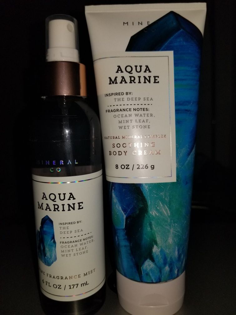 Aquamarine Body Spray and Lotion Set