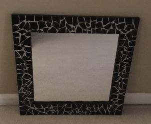 Handmade tiled mirror