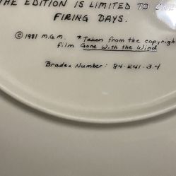 Edwin Knowles Collector Bradex Plate 1981