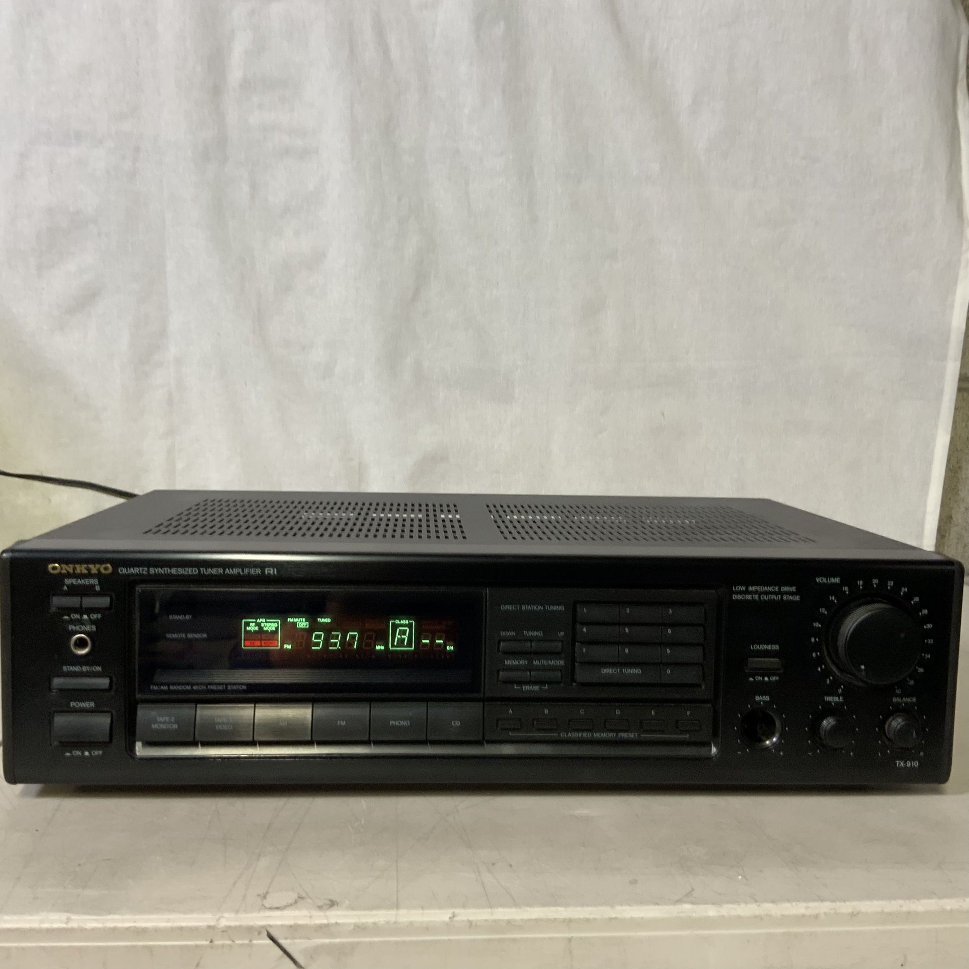Onkyo TX 910 - Stereo Receiver  