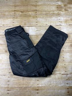 Snickers Workwear Craftsmen Trousers Black Cordura Duratwill Style 3312 W30 L 32