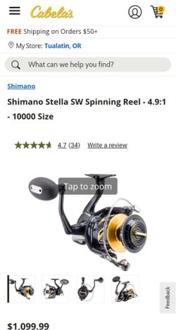 *Brand New* Shimano Stella SW 10000PG Spinning Reel
