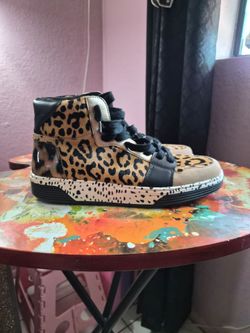 Steve Madden leopard hightops
