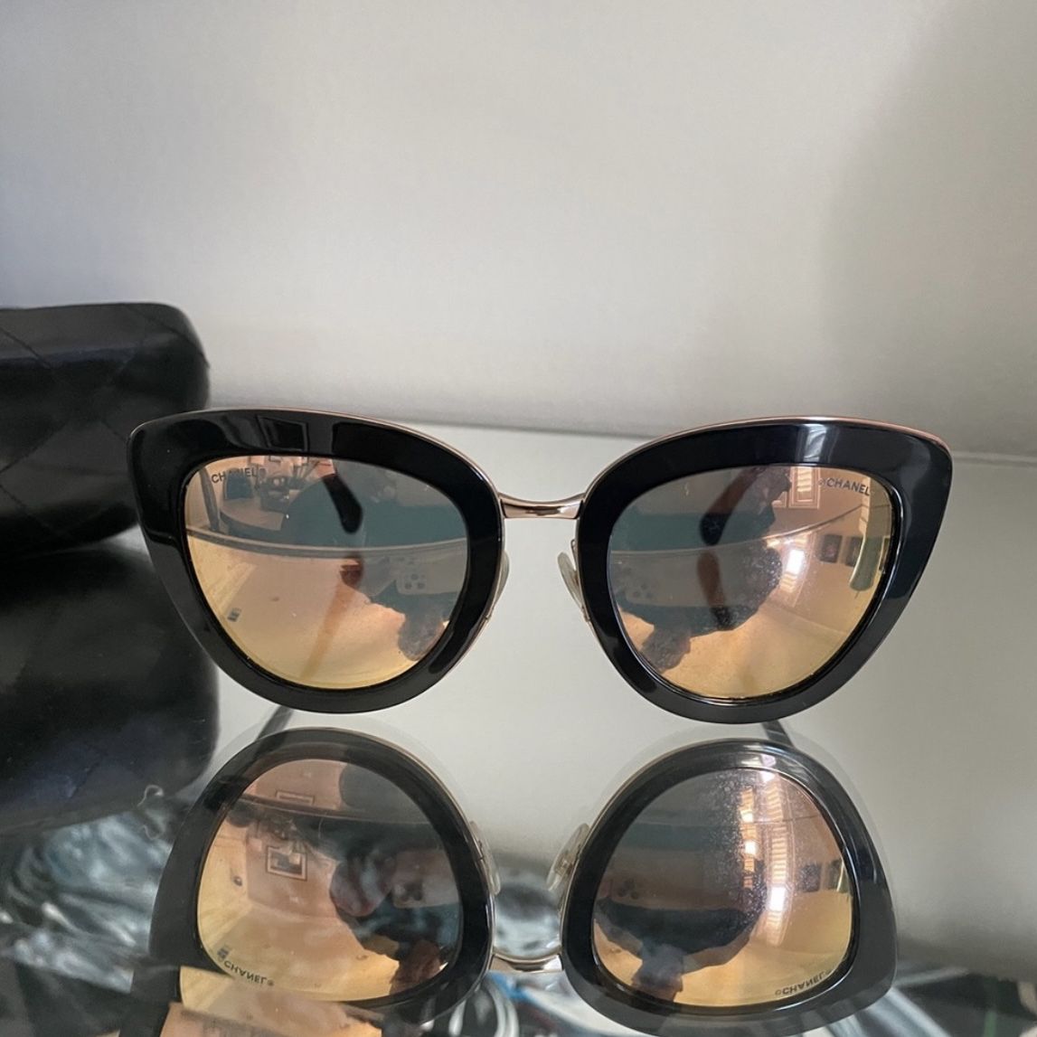 Chanel Pantos Sunglasses - Gold/Brown Gradient Lens for Sale in Riverside,  CA - OfferUp