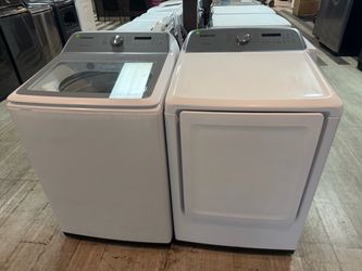 Samsung Top Load Washer and Dryer Set