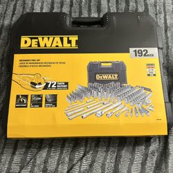 Brand New Dewalt Chrome Mechanics Tool Set (192-Piece)