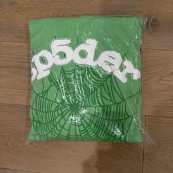 Sp5der Hoodie Green XL