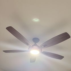 Smart Low-Profile LED Ceiling Fan – Alexa Compatible