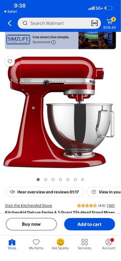 Kitchen Aid 4.5qt BRAND NEW