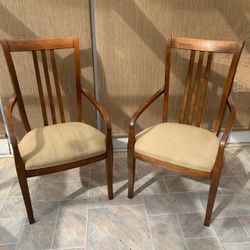 Set of 2 Wooden Chairs