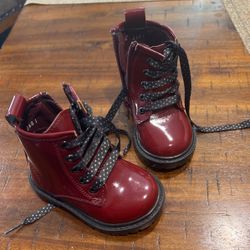 Bambino Blood Red Toddler Boots