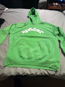 Green spider hoodie