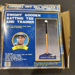 New York Mets Baseball Dwight Gooden batting tee