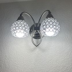 Silver Light Fixture 