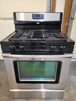 Whirlpool gas stove (delivery available)