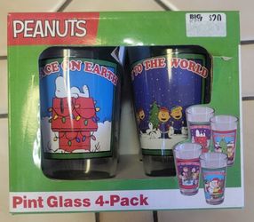 New Charlie Brown Pint Glass Cups