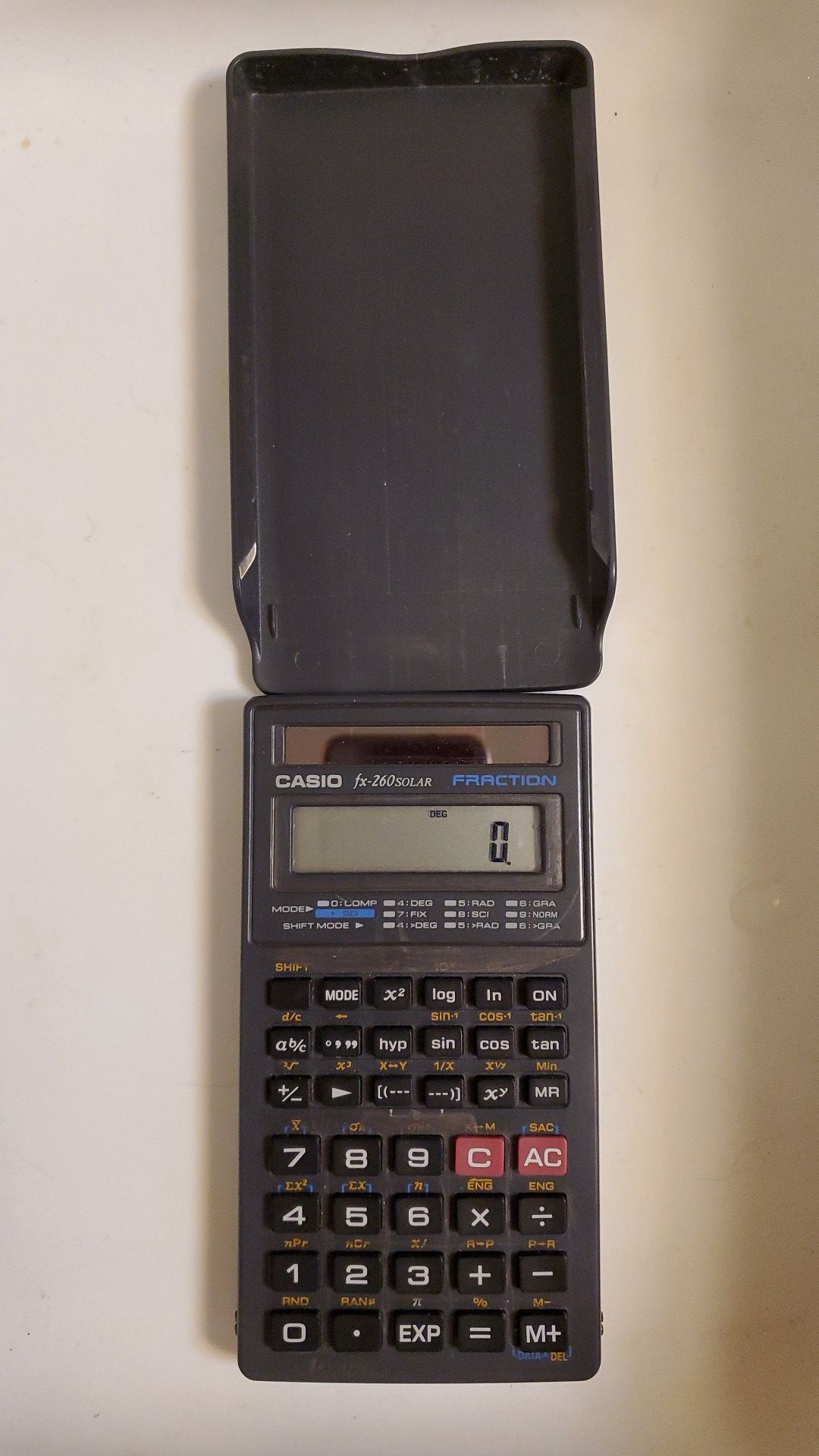 CASIO fx-260 Solar Fraction Calculator