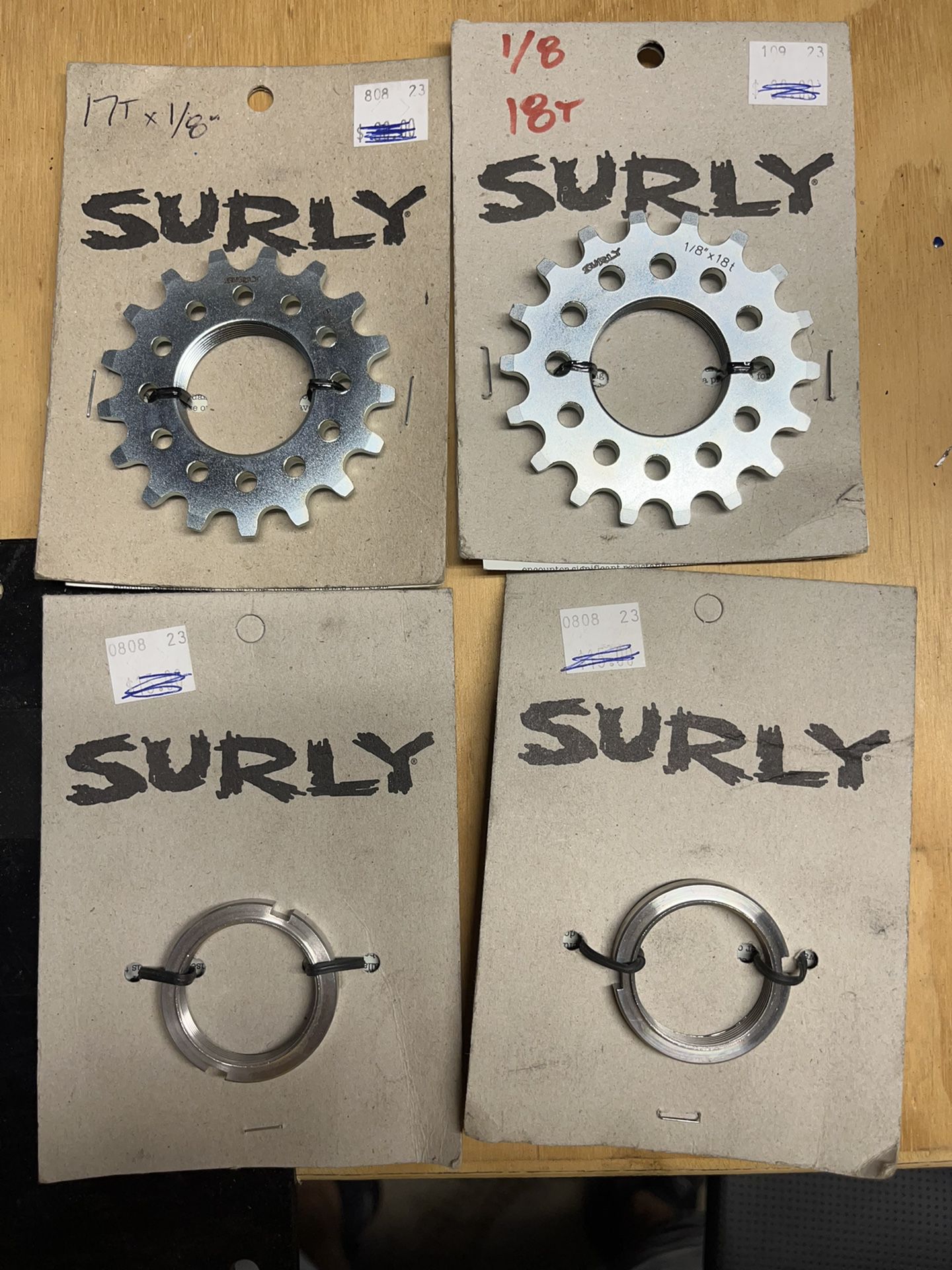Surly Track Cogs and Lockrings