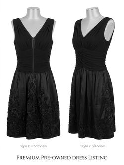 Jessica Howard evening Little Black Cocktail Dress - Size 6