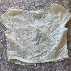 White Abercrombie blouse