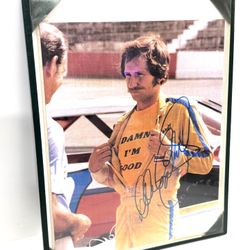 Autographed Dale Earnhardt Sr. ‘Damn I’m Good’ Photo, Framed, NASCAR Legend