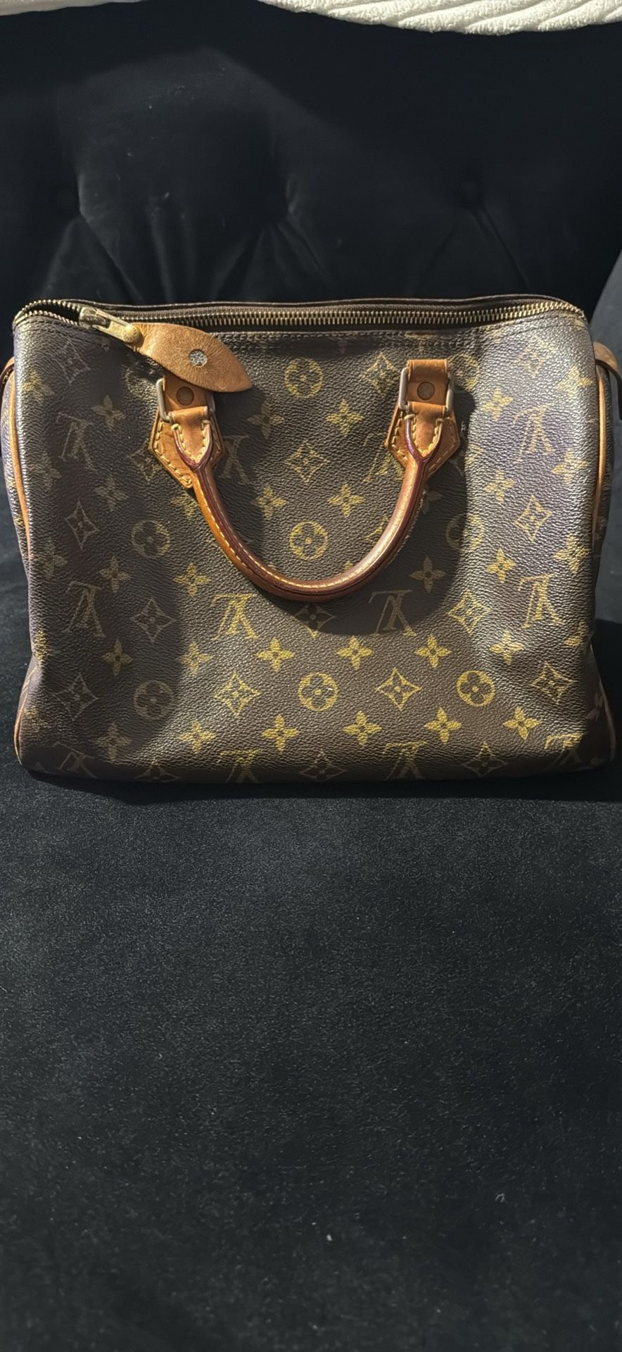 The Speedy Bandoulière 30 in signature Monogram canva