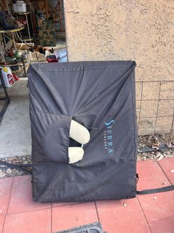 Beige Massage table