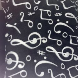 Song Symbol Anti Pill Fleece Fabric JOANNS