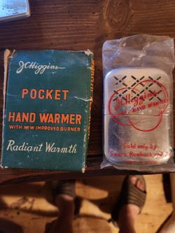 Antique Higgins Pocket Hand Warmer