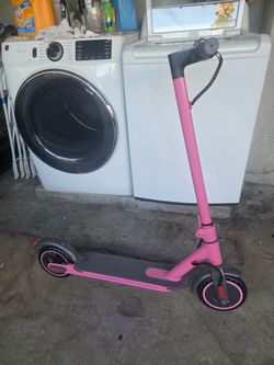 Pink Electric Kick Scooter